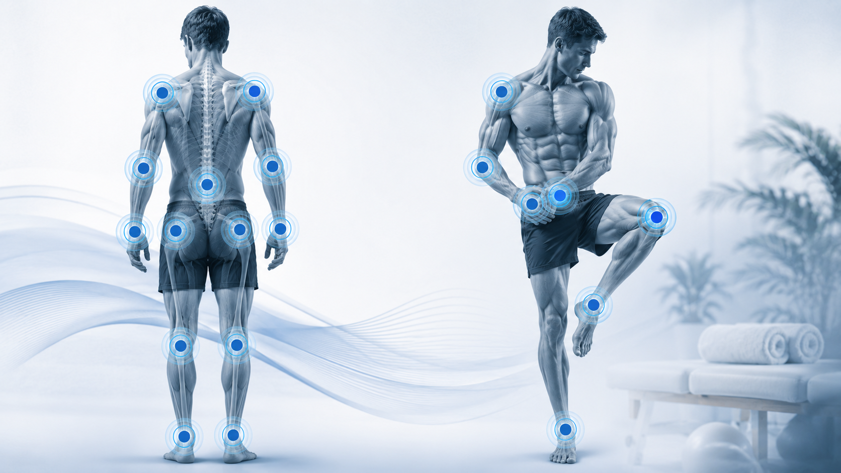 Spezialisierung auf Muskelverspannungen, chronische Schmerzen und Fitnesscoaching